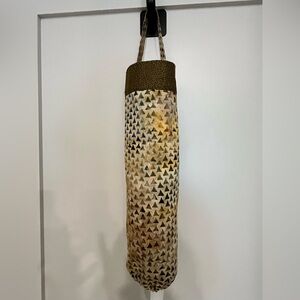 Handmade Cotton Grocery Bag Storage/Dispenser Hanging Bag Made With Love, Joy🥰